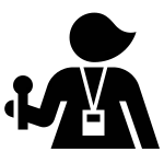 Journalism Investigate Profession Interview SVG Icon